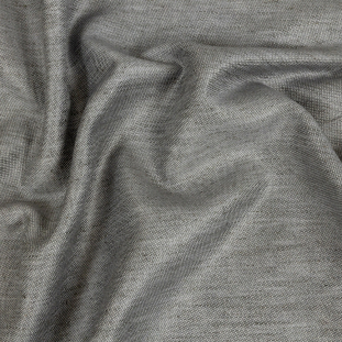Toledo Heathered Gray Cotton, Tencel and Linen Blended Woven