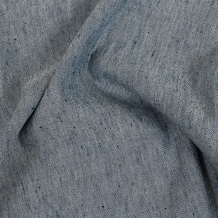 Heathered Denim Stretch Linen and Rayon Woven