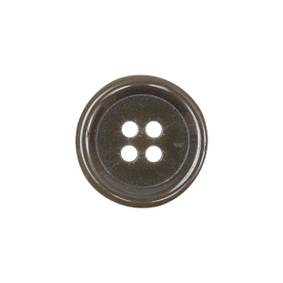 Smoky Brown Tire Shaped Rim 4-Hole Plastic Button - 32L/20mm