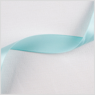 7/8 Aquamarine Single Face Satin Ribbon