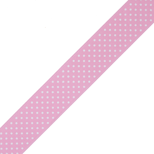 Pink Polka Dot Grosgrain Ribbon