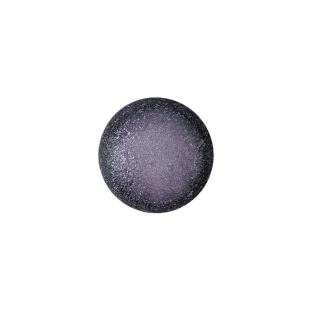 Italian Purple and Black Speckled Iridescent Shank Back Button - 22L/14mm