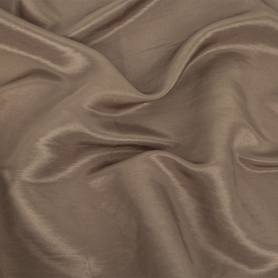 Turia Pewter Satin-Faced Linen and Silk Dupioni