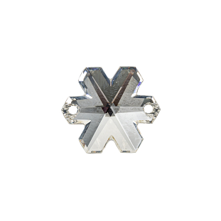 Vintage Swarovski Crystal Snowflake Sew-On Rhinestone - 20mm