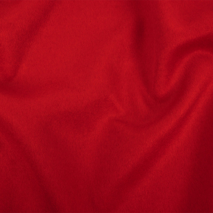 Red Wool and Cashmere Double Cloth
