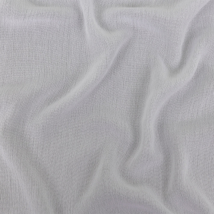 Crinkled Sustainable Rayon Gauze - White - Wilmette Collection