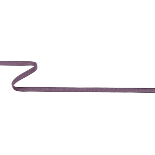 Purple Satin Faced Knit Elastic - 0.25"