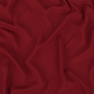 Rhythmic Red Polyester Georgette
