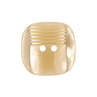 Yoke Iridescent 2-Hole Square Plastic Button - 40L/25.5mm