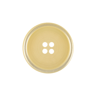 Chardonnay Shiny and Matte Shallow Plate 4-Hole Plastic Button - 36L/23mm