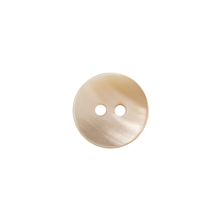 Winter Wheat Iridescent 2-Hole Glass Blouse Button - 20L/12.5mm