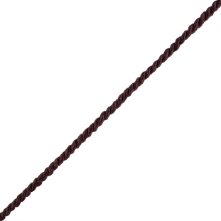 Blackberry Cotton Blend Twisted Cord - 3mm