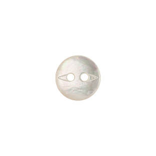 Light Beige Iridescent 2-Hole Fish Eyed Blouse Button - 18L/11.5mm