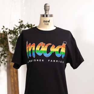 Mood Pride Black Cotton T-Shirt