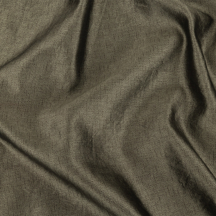 Olive and Gray Heathered Silk Woven