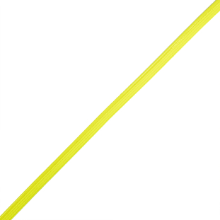 Neon Yellow Vinyl-Coated Cord with Lip - 0.375"