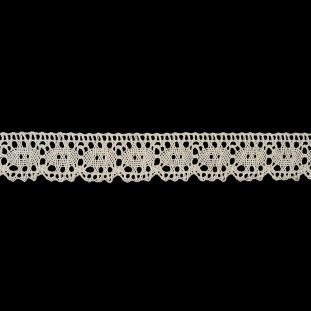 White Abstract Cluny Lace Trim - 1.25&quot;