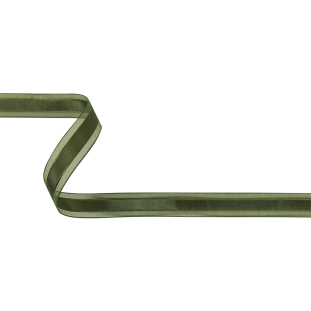 Cypress Woven Ribbon with Sheer Organza Borders - 0.75"