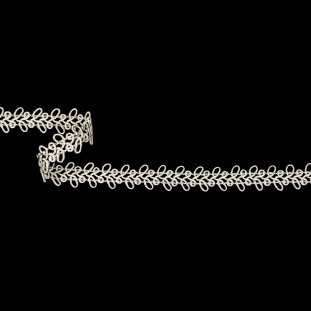 White Loops Braided Trim - 0.75&quot;