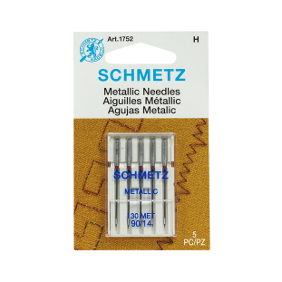 Schmetz 5 Metallic Machine Needles - 90/14