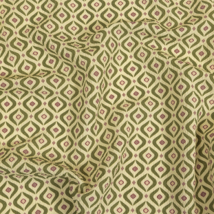 Mood Exclusive Green Mid Mod Mood Stretch Polyester Seersucker