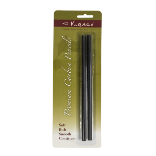 ArtGraf Premium Soft Carbon Pencils - 2 pack
