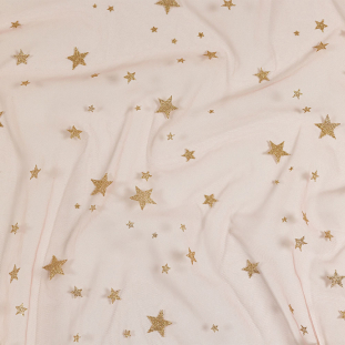 Pale Pink Starry Glitter Tulle