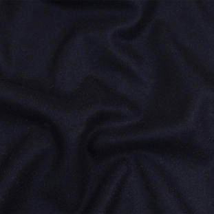 Pageant Blue Fulled Wool Twill Coating