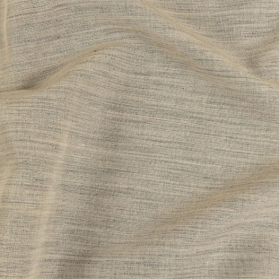 Beige and Gray Striated Horsehair Interlining