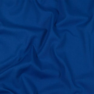 Royal Blue Polyester and Cotton Poplin