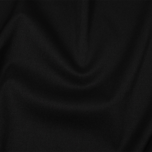 Carolina Herrera Italian Black Stretch Wool and Polyester Twill Suiting