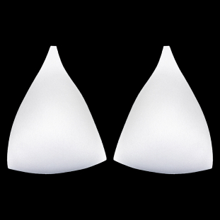 White Triangle Bra Cup - Size 04