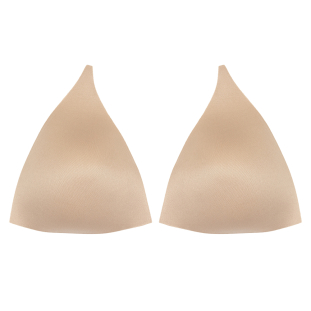 Nude Triangle Bra Cup - Size 12