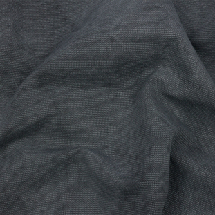 Gray Subtle Tie Dye Textured Cotton Canvas