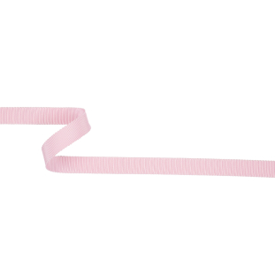 Light Pink Recycled Polyester Petersham Grosgrain Ribbon - 12mm