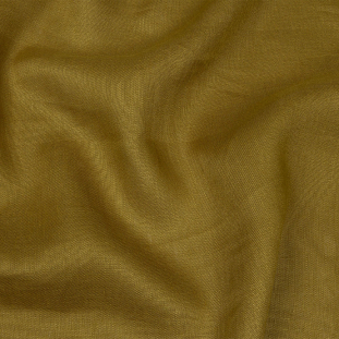 Famous Australian Designer Golden Olive Medium Weight Linen Woven