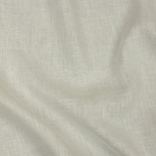 Famous Australian Designer Egret Textured Linen Woven