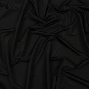 Famous Australian Designer Black Onyx Stretch Polyester Jersey