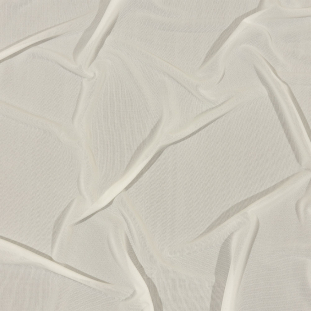 Balenciaga Italian Marshmallow Viscose and Polyester Sheer Jersey