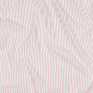 Balenciaga Italian Pink and White Candy Striped Cotton Poplin