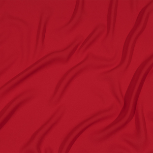Balenciaga Italian Red Polyester Georgette