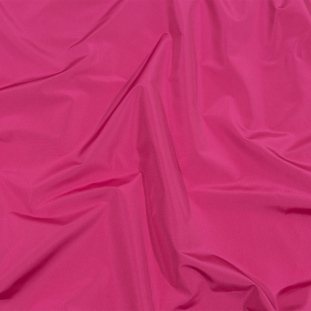 Balenciaga Italian Hot Pink Polyester and Viscose Micro Faille