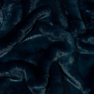 Deep Blue Short Pile Luxury Faux Fur