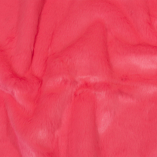 Neon Pink Short Pile Luxury Faux Fur