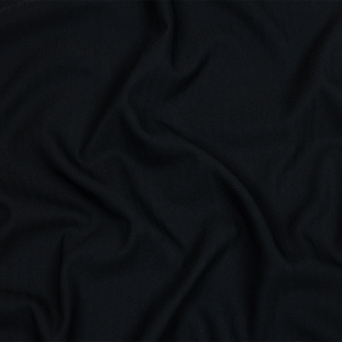Thom Browne Black Herringbone Stretch Wool and Rayon Suiting