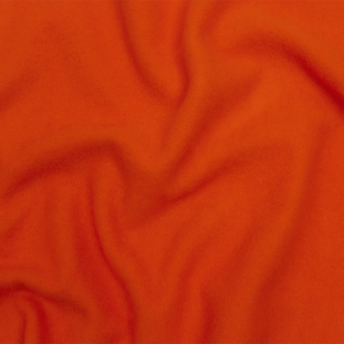 Alberini Italian Red Orange Wool and Cashmere Coating