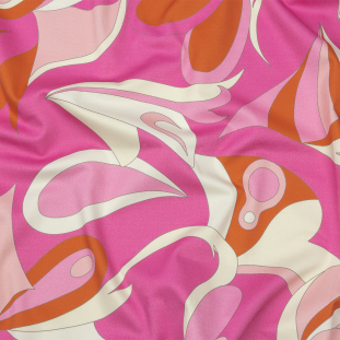 Mood Exclusive Hot Pink Free Falling Stretch Cotton Sateen