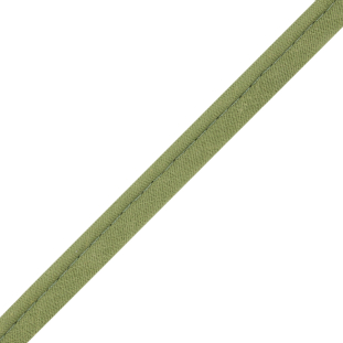 Pepper French Moss Green Cotton Blend Piping - 10mm