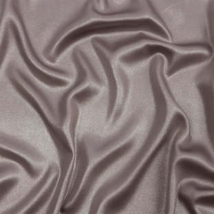 Valeria Taupe and Silver Foiled Ultra-Smooth Polyester Georgette