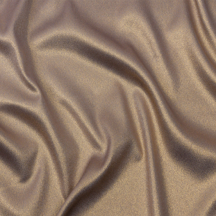 Devyn Gray and Gold Foiled Stretch Polyester Crepe